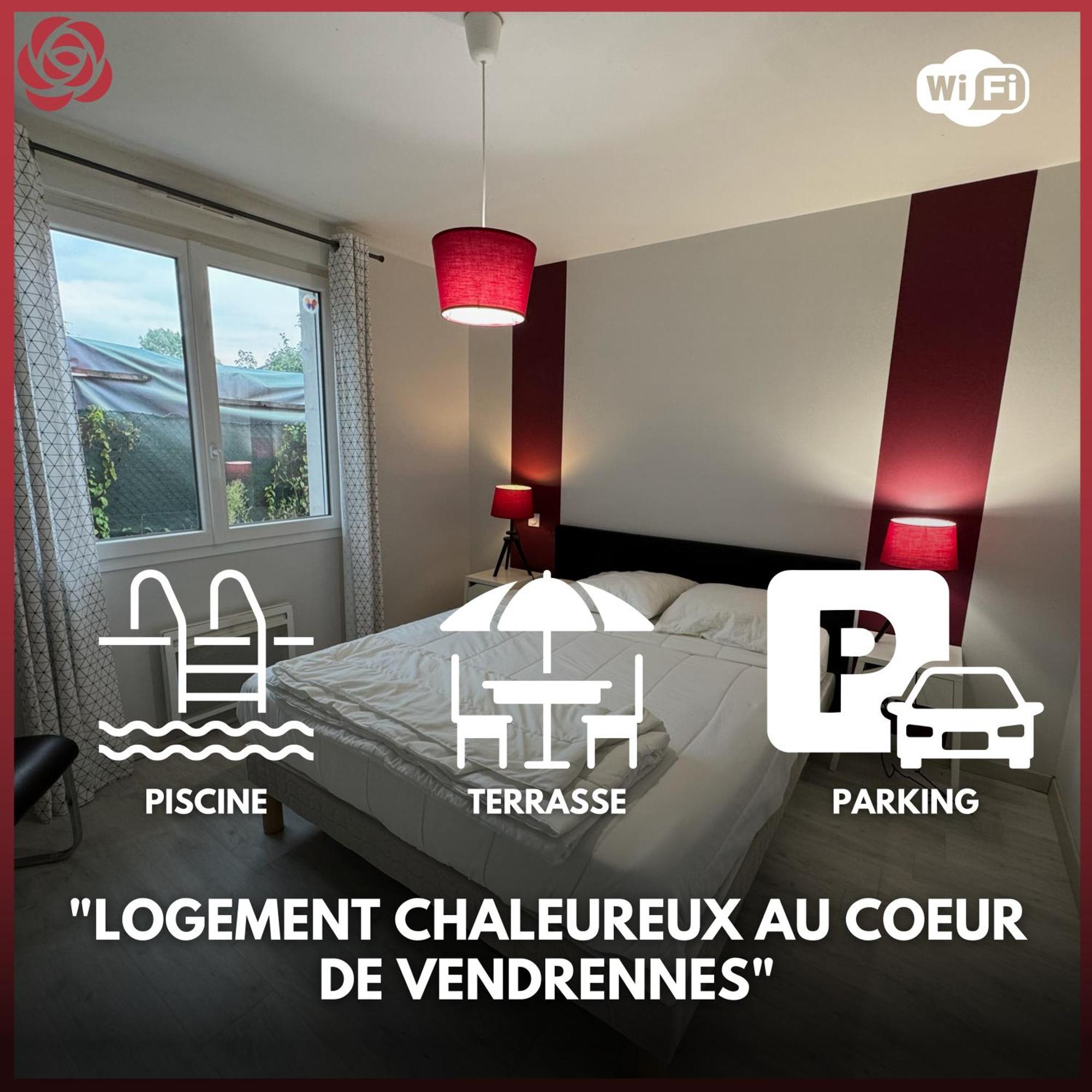 Domaine Des 5 Roses - Rose Rouge Διαμέρισμα La Guierche Εξωτερικό φωτογραφία